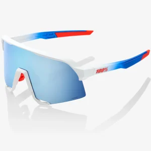 Gafas 100% S3 TotalEnergies Team Blanco Azul Para Ciclismo