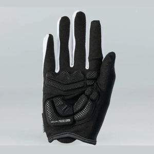 Guantes Para Bicicleta Body Geometry Dual Gel para Hombre Blanco 2 Tienda de Bicicletas